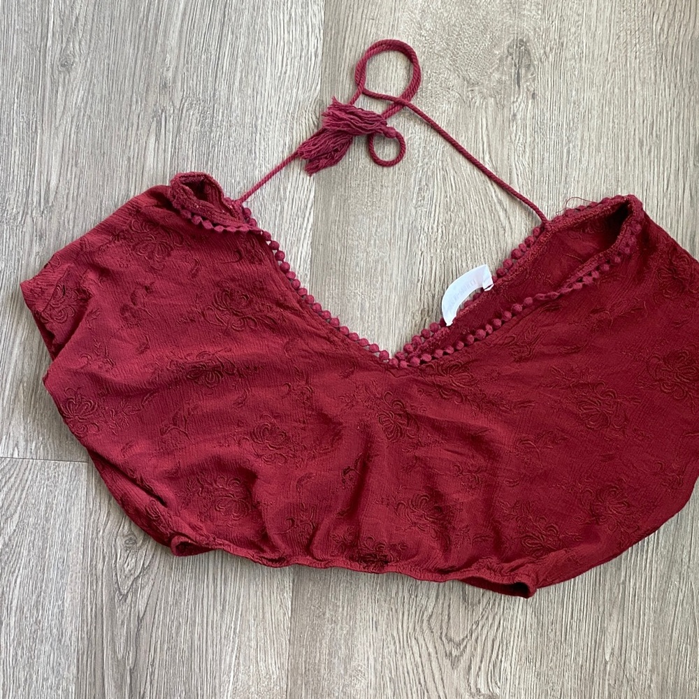 Elegant Red  Top